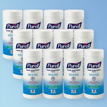 Caja Toallas Sanitizantes Para Manos Purell 12Paq/ 80Pzs c/u