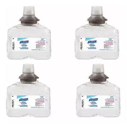 Caja Gel Sanitizante Purell P/dispensador TFX, 4 Pzs, 1.2 L
