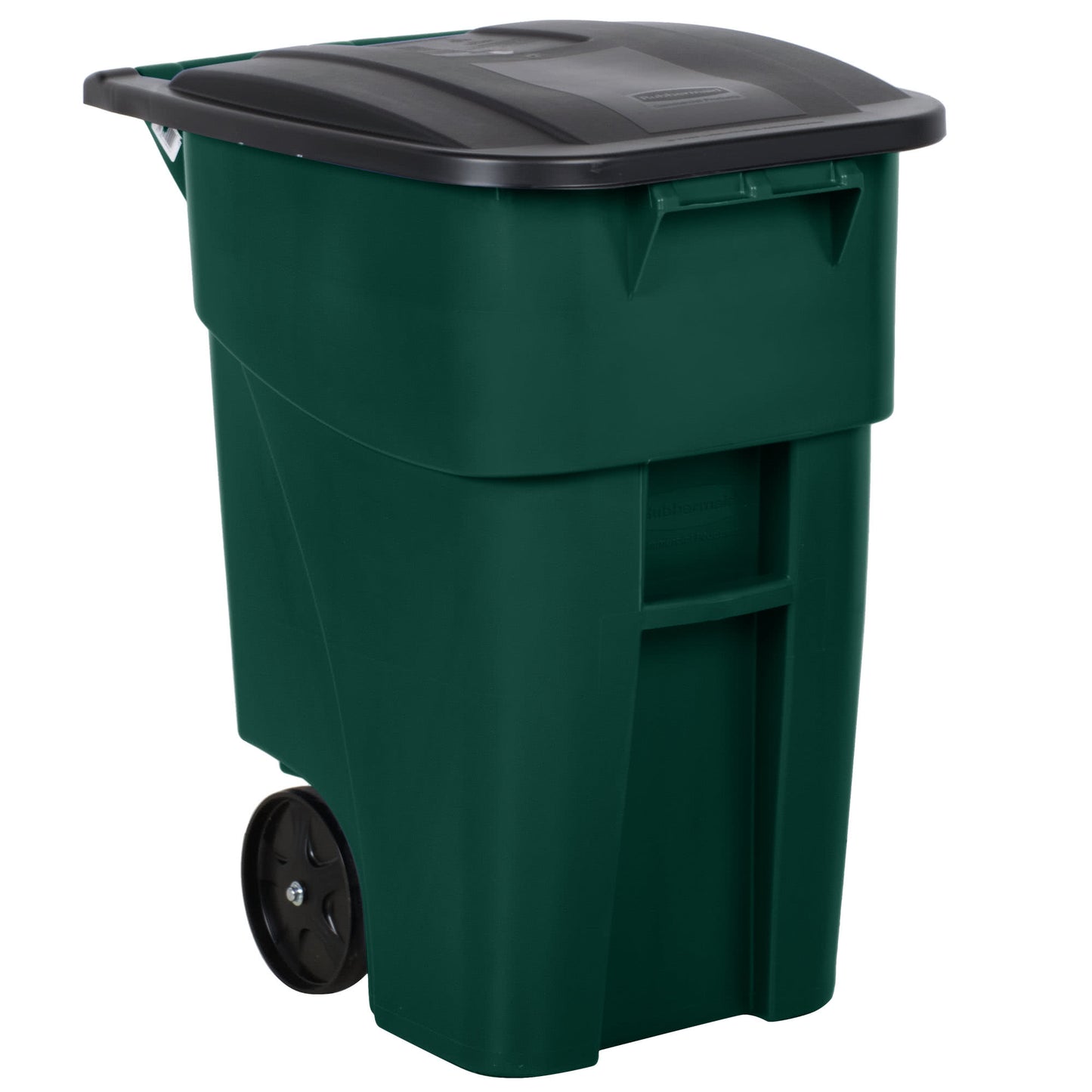Contenedor con tapa Brute Rollout Rubbermaid verde, 189.3 lt