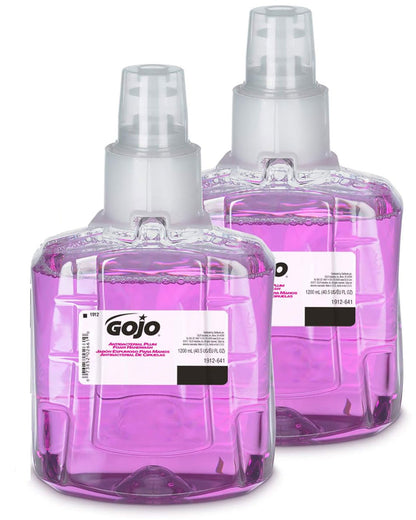 Caja Jabón Antibacterial En Espuma P/manos Gojo, 2 Pzs, 1.2L