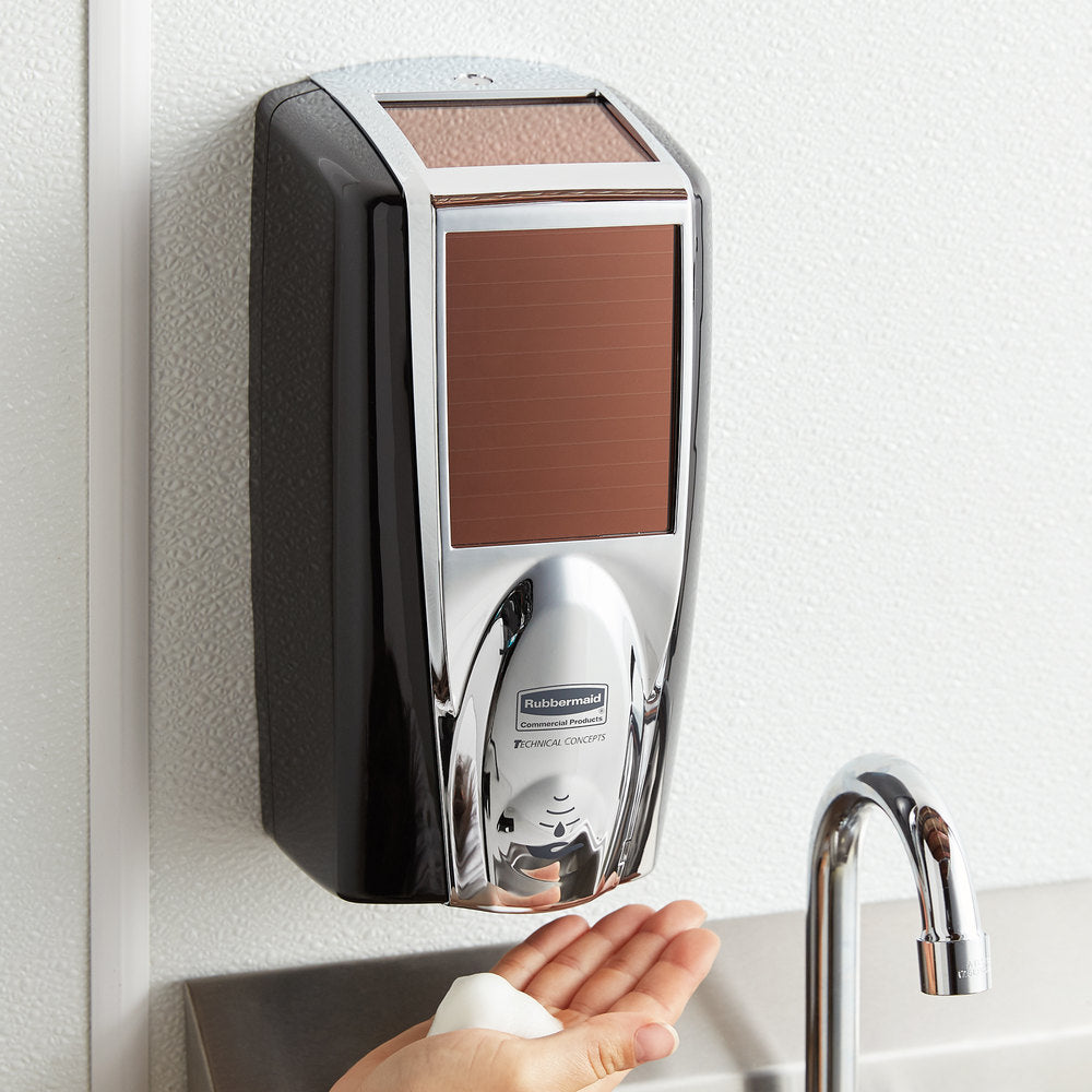 DISPENSADOR DE ESPUMA AUTOMÁTICA LUMICEL NEGRO / PERLA NEGRA