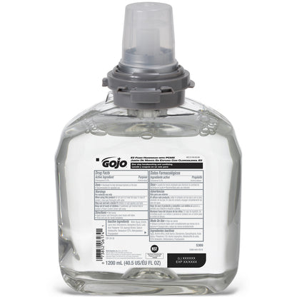 Caja Jabón Antibacterial E2 Gojo Tfx Con Pcmx, 2 Pzs, 2 L