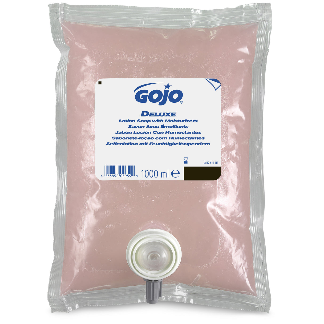 Caja Jabón Líquido Loción C/humectantes Gojo Deluxe 8 Pz/ 1L