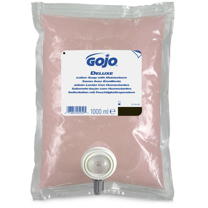 Caja Jabón Líquido Loción C/humectantes Gojo Deluxe 8 Pz/ 1L