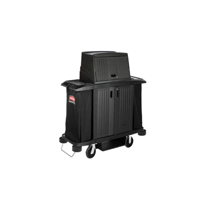 CARRO PARA AMA DE LLAVES EXECUTIVE CON PUERTAS NEGRO