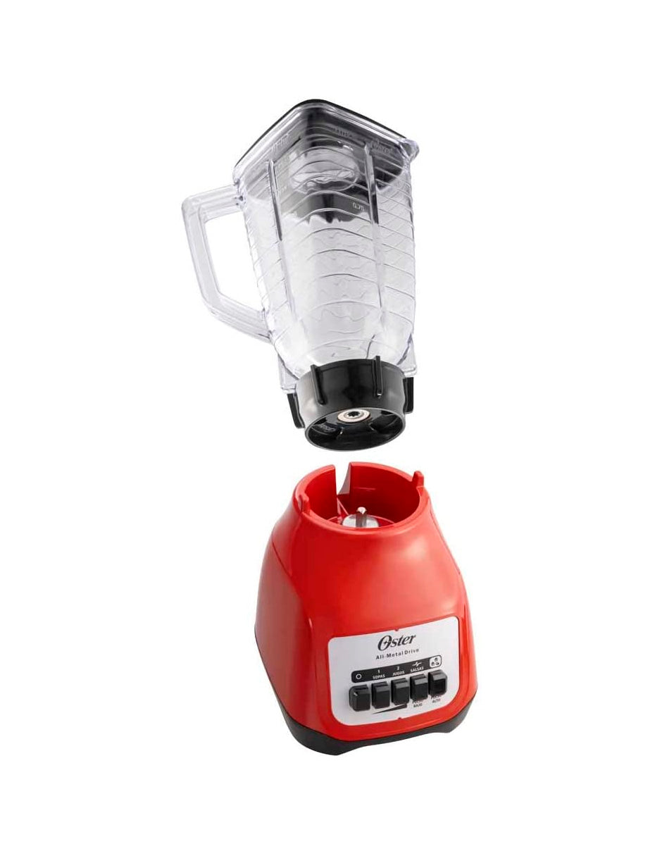 Licuadora Oster Kaliman 2 Velocidades, Vaso Vidrio, Roja