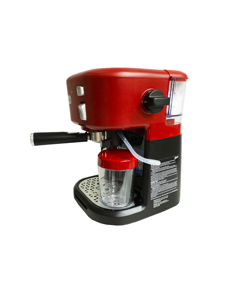 Cafetera Prima Latte Jr Oster Rojo Con Negro