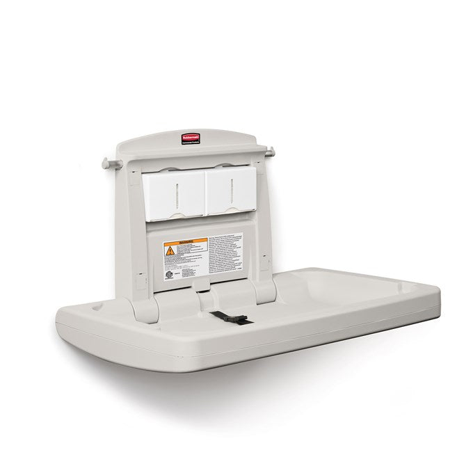 ESTACIÓN HORIZONTAL PARA CAMBIO DE PAÑALES, PLATA