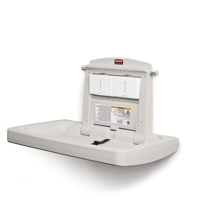 ESTACIÓN HORIZONTAL PARA CAMBIO DE PAÑALES, PLATA