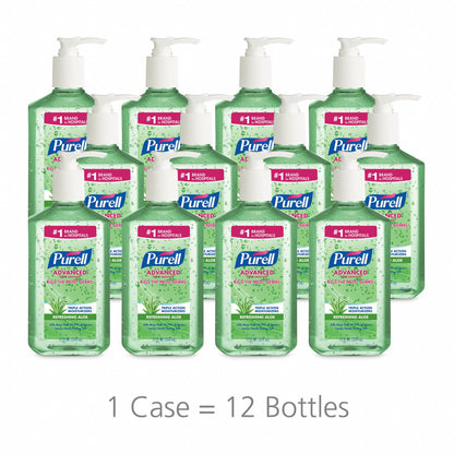 Caja Gel Sanitizante Para Manos Aloe Purell 12 Pz/ 12 Oz