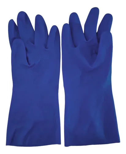 Guante de Limpieza Satinado 3M Scotch-Brite Profesional, Azul, Grande 1 Par