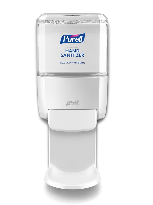 Dispensador De Sanitizante Purell ES4 De Empuje, Blanco, 1Pz