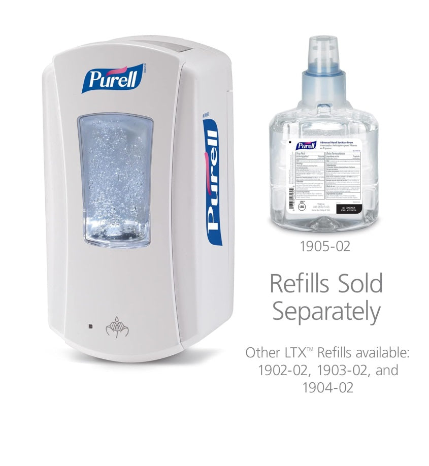 Dispensador Automático Purell LTX-12 Blanco 4 Pza
