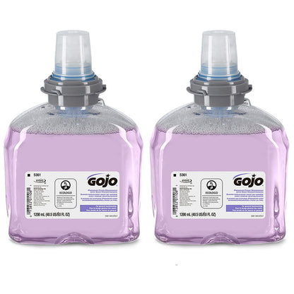 Caja Jabón Premium En Espuma Gojo Tfx P/ Manos, 2 Pzs, 1.2 L