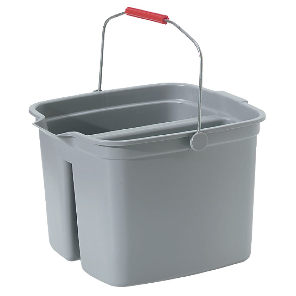 BALDE DOBLE 17 QT GRIS
