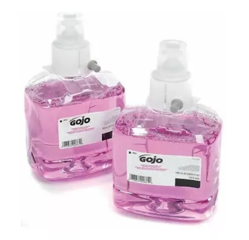 Caja Jabón Antibacterial En Espuma P/manos Gojo, 2 Pzs, 1.2L