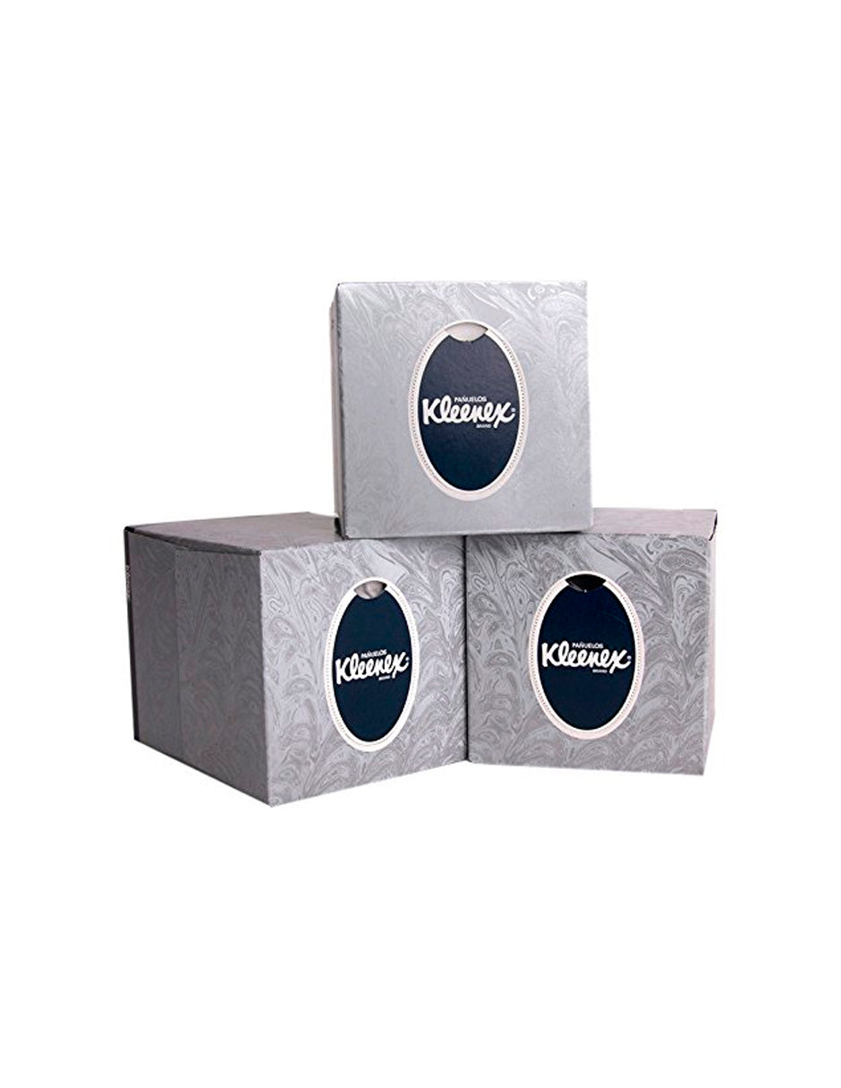 Pañuelo facial Kleenex Sellection Cubo 90 hjs