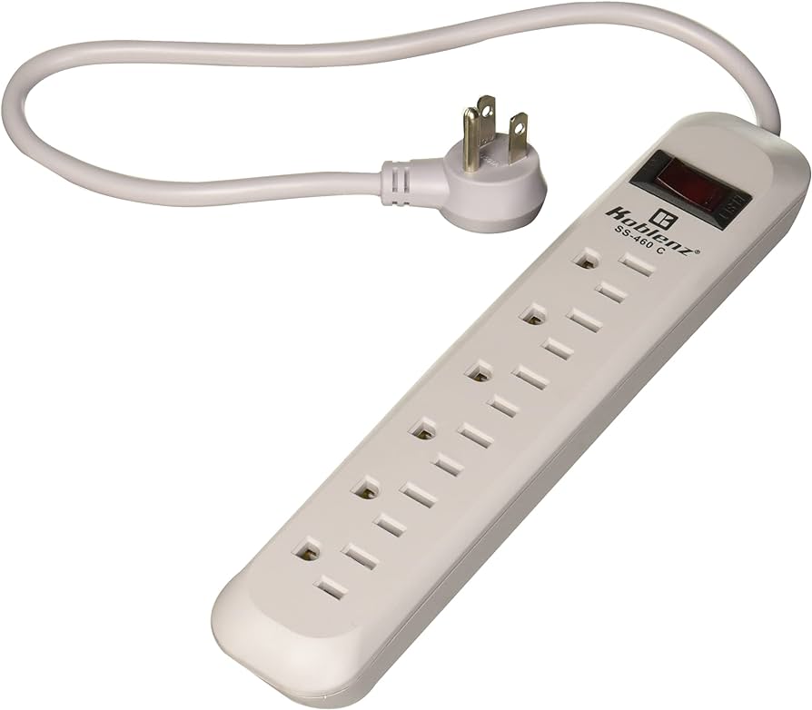 Multicontacto Koblenz® 6 Contactos, 460 Joules, Cable 45cm