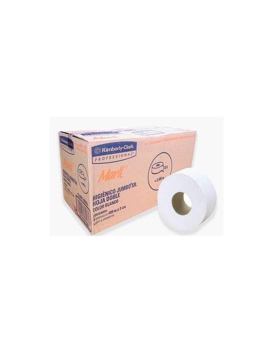Higienico Marli Jumbo 400 mts HD C Blanco