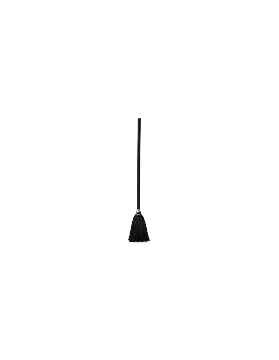 ESCOBA LOBBY BROOM EXECUTIVE CON MANGO DE MADERA NEGRO