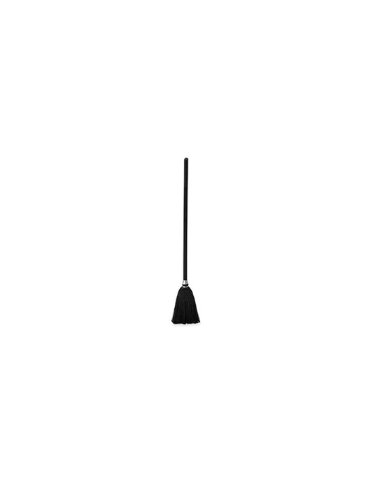 ESCOBA LOBBY BROOM EXECUTIVE CON MANGO DE MADERA NEGRO