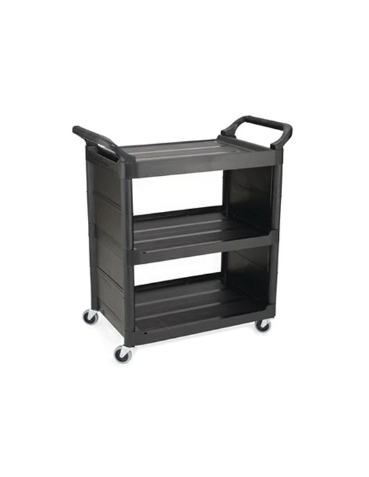 CARRO DE SERVICIO CON RUEDAS GIRATORIAS DE 7.6 CM Y PANELES LATERALES, 150 LBS