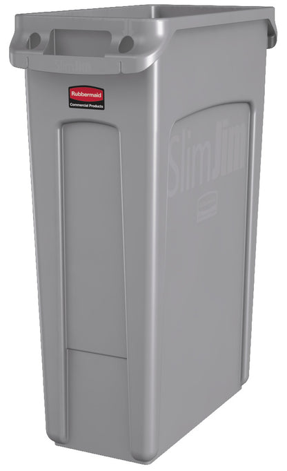 Contenedor Slim Jim Ventilado 23 gal Gris