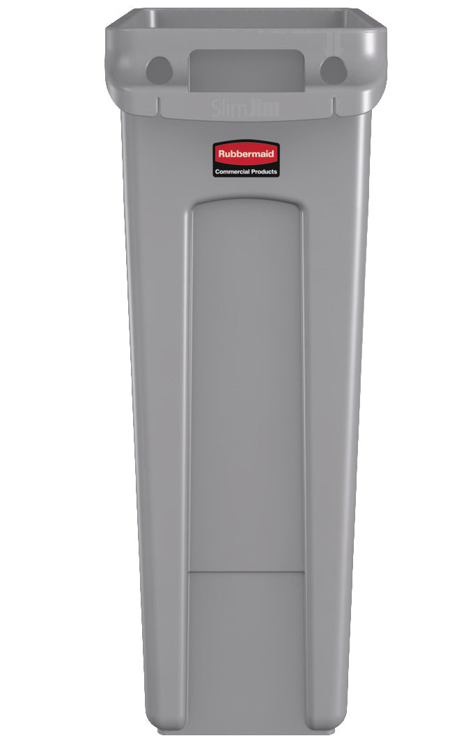 Contenedor Slim Jim Ventilado 23 gal Gris