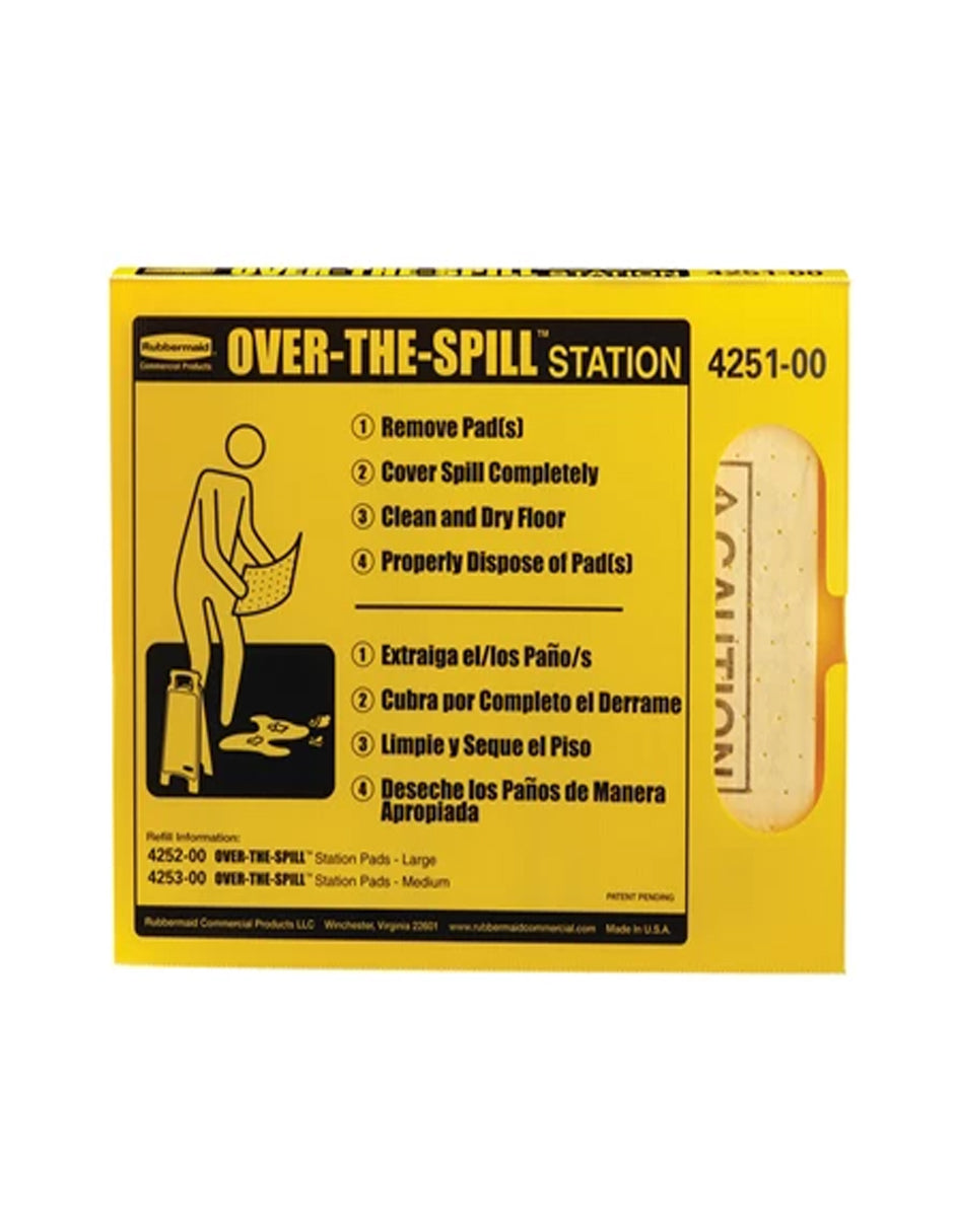 KIT OVER-THE-SPILL® INCLUYE ESTACIÓN DESPACHADORA, 22 PAÑOS GRANDES Y SUJETADORES