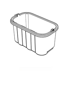 Cubeta de Servicio Rubbermaid  Para Carro de Limpieza