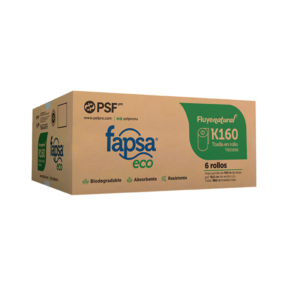 Fapsa Eco K160 C/6 Toalla en Rollos