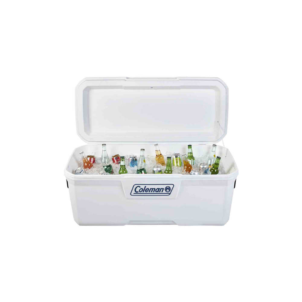 Hielera Marina Blanca 120 Qt Coleman® Llanta Y Asa Transport