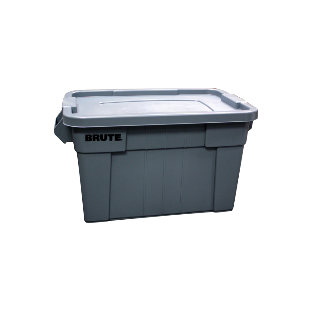 CAJA BRUTE® CON TAPA, 20 GAL