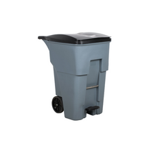 Contenedor Brute Step On Rollout Rubbermaid 95 gal, gris
