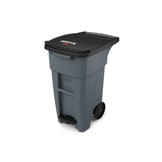 CONTENEDOR BOTE DE BASURA ROLLOUT STEP- ON, 32 GAL
