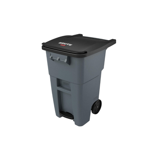 CONTENEDOR BOTE DE BASURA ROLLOUT STEP- ON, 50 GAL