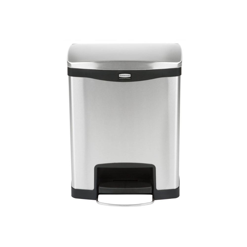 Contenedor Impressions de Pedal Acero Inoxidable 8 gal