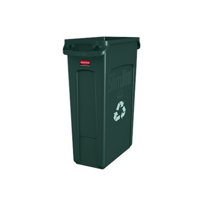 Bote Para Basura Slim Jim Ventilado 23 gal Verde