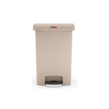 Contenedor Slim Jim de pedal Rubbermaid 90 lt. beige