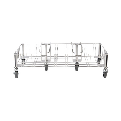Plataforma con Ruedas Acero Inoxidable para Contedor Slim Jim 181.4 kg