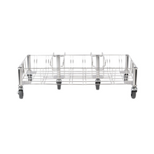 Plataforma con Ruedas Acero Inoxidable para Contenedor Slim Jim 136.1 kg