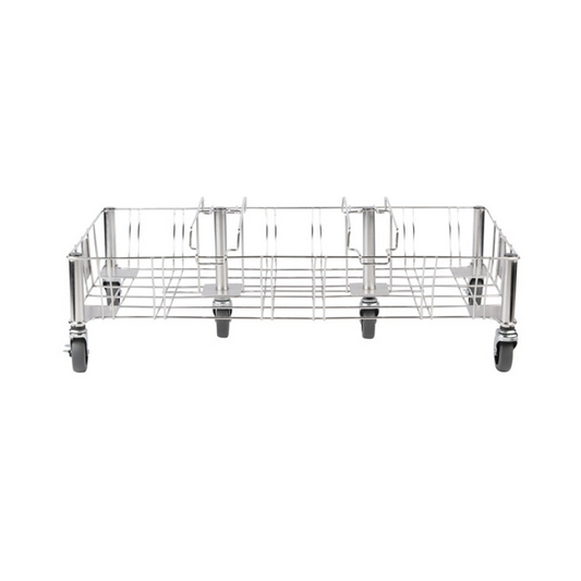 Plataforma con Ruedas Acero Inoxidable para Contenedor Slim Jim 136.1 kg