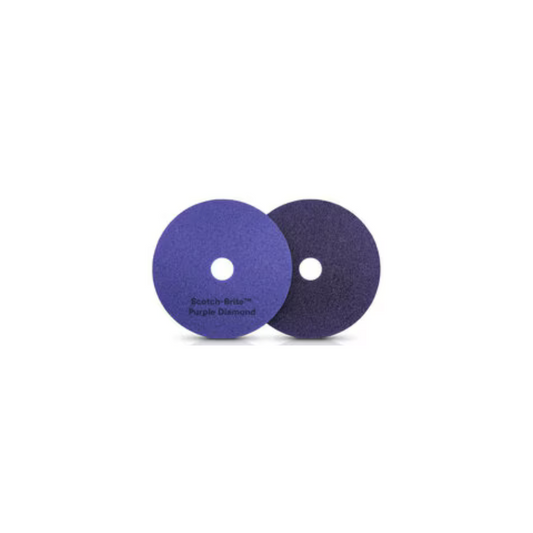 Disco Diamante Scotch-Brite™ Morado Plus, 48 cm, 5 por caja