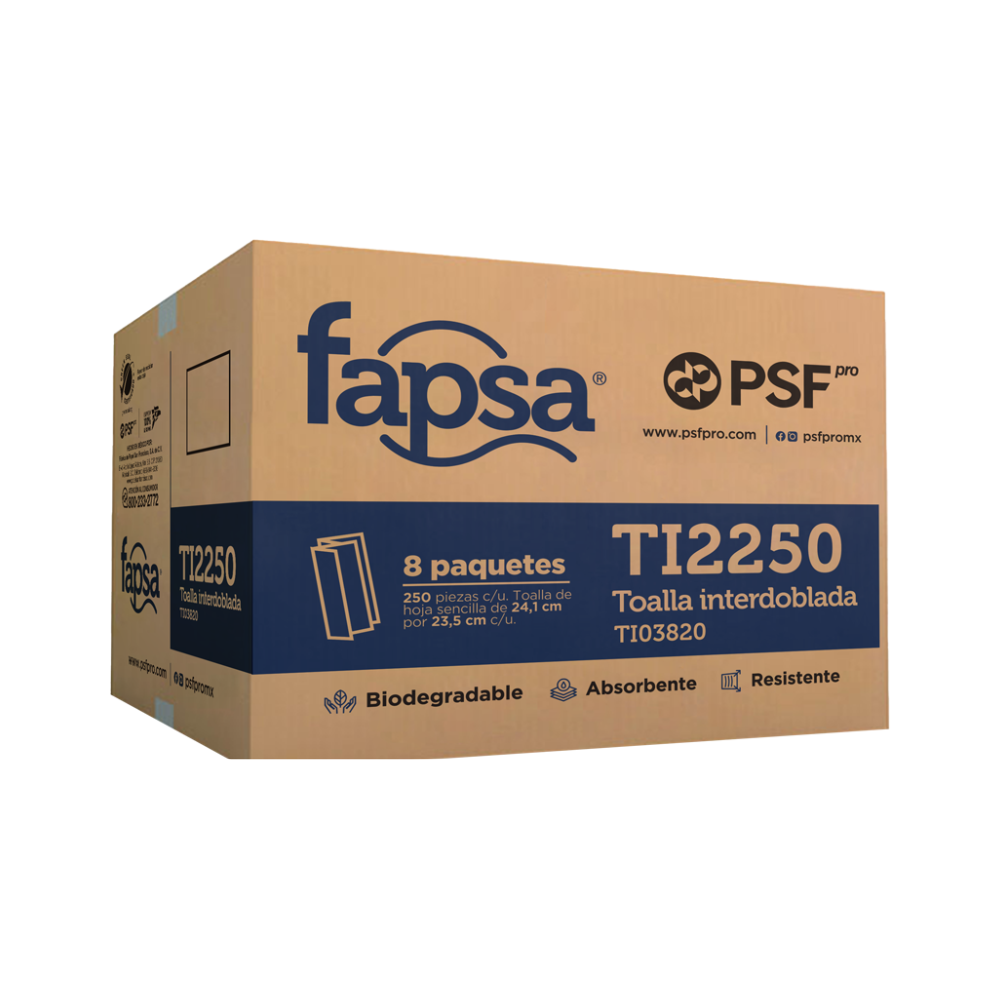Fapsa TI2250 8/250 Toalla Interdoblada