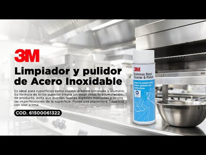 3M Limpiador Acero Inoxid Stainles Steel Aerosol 21 oz 12 U/C