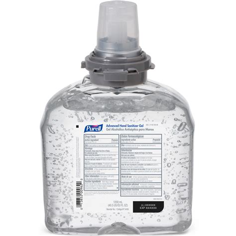 Caja Gel Sanitizante Purell P/dispensador TFX, 4 Pzs, 1.2 L