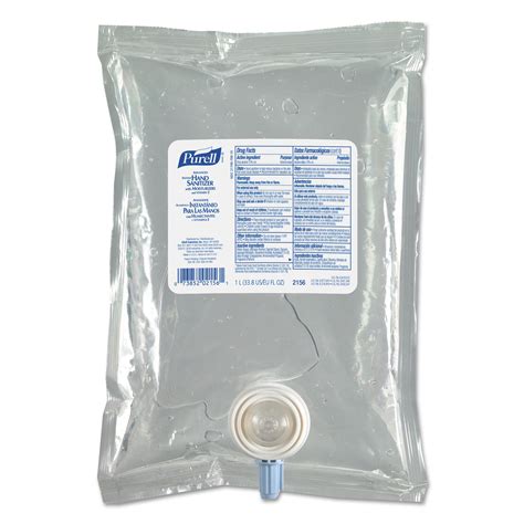 Caja Gel Antibacterial Purell Advanced NXT, 8 Pzs, 1 Litro