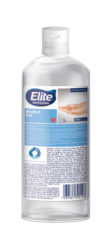 Sanitizante alcohol en gel Elite a granel 12 / 1 L