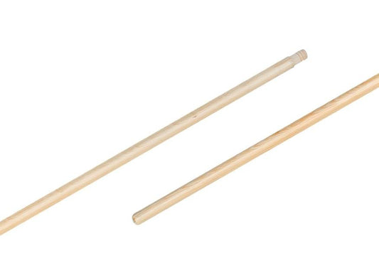 Bastón sólido de madera Castor de rosca, 1.20 m X 2.22 cm