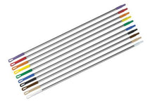 Bastón de aluminio de 1.50 m Castor c/ punta plástica rosca fina v/colores